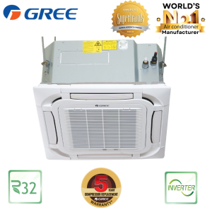 GS-30XTWV32- Gree Cassette Type Air Conditioner (2.5 TON) INVATAR

COMFORTABLE AND USER-FRIENDLY

Comfortable Sleeping Mode

Cold Air Prevention

Quite Design

3D Airflow

Overlong Distance Air Flow

SAFE AND RELIABLE

Timer

Auto Restart

CLEAN AND HEALTHY

Healthy Top-Mounted Filter

Energy Saving

Cold Plasma

INTELLIGENT MAINTENANCE

Golden Fin

Intelligent Defrosting

Automatic Operation

Compact Design

Soft Start

LED Remote Control

Warranty Policy:

Compressor: 05 (Five) Years

Spare Parts: 01 (One) Year

After Sales Service: 01 (One) Year
